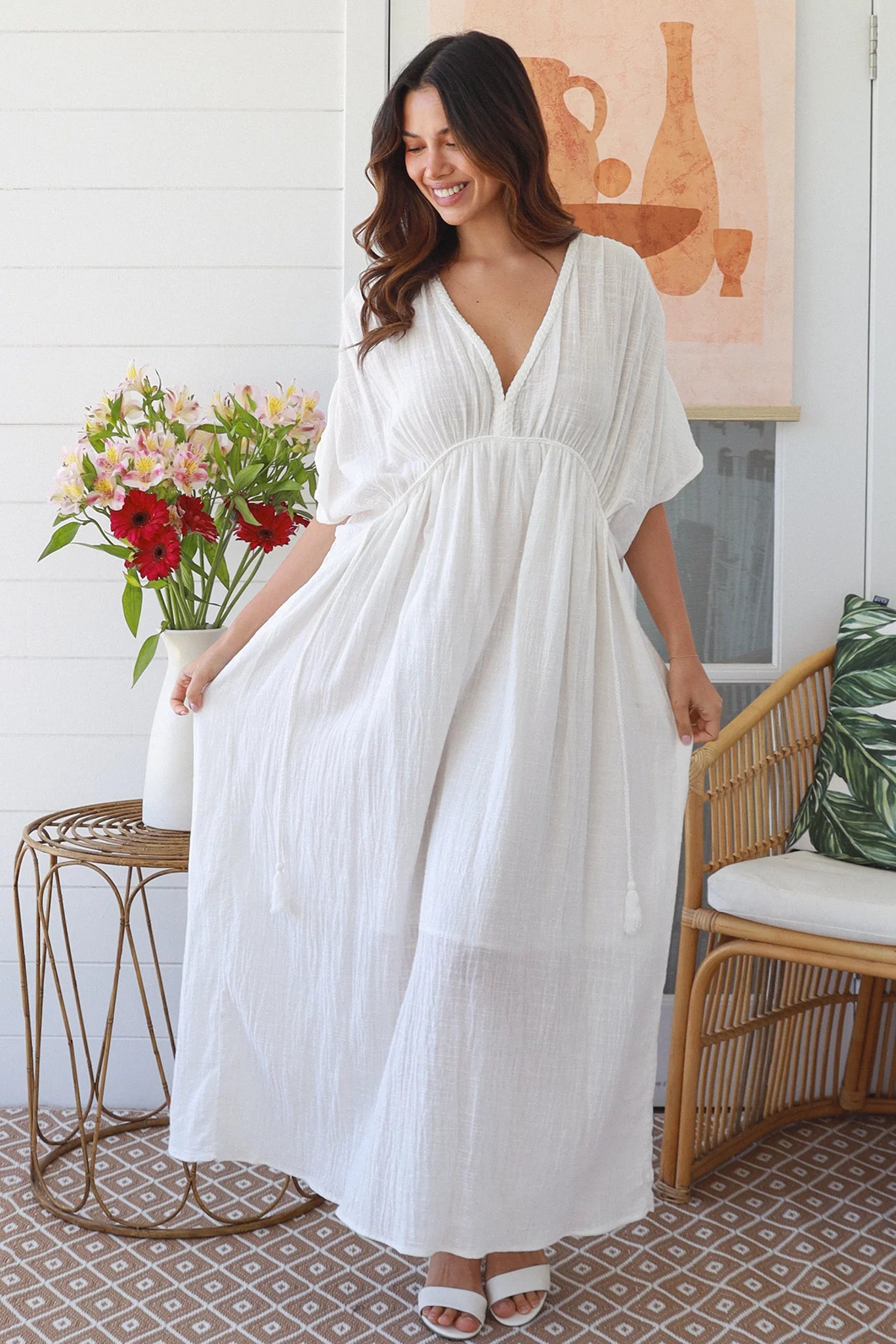 Eden Dress White