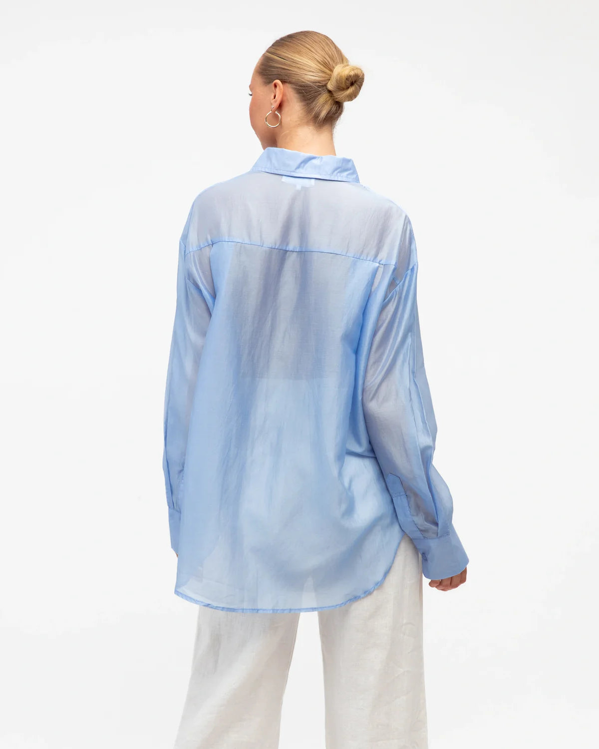 Hot Property Oversized Shirt Blue