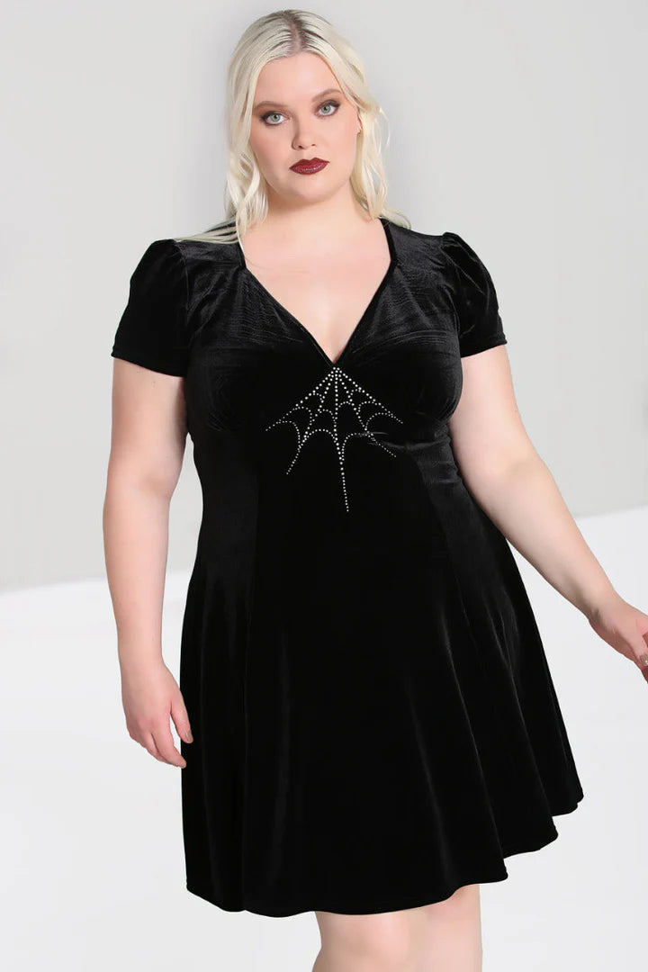 Morticia Dress Black